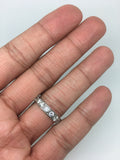 Reserved. Platinum Art Deco Diamond Eternity Ring 2.34ct