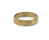 Georgian Pinchbeck Engraved Ring