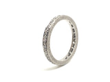 18ct White Gold Art Deco Diamond Eternity Ring