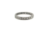 18ct White Gold Art Deco Diamond Eternity Ring