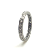 18ct White Gold Art Deco Diamond Eternity Ring