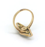 1920's Turquoise and Pearl ring