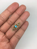 1920's Turquoise and Pearl ring