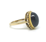1970s Revival Garnet Cabochon ring