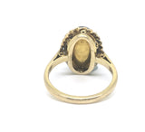 1970s Revival Garnet Cabochon ring