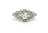 Vintage Old Cut Diamond Diamond Ring in 18ct White Gold