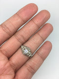 Vintage Old Cut Diamond Diamond Ring in 18ct White Gold