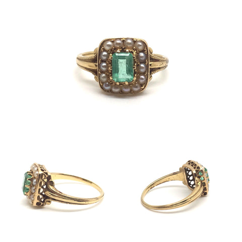 Victorian Emerald Ring