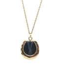 Victorian 15ct Horseshoe Agate Locket