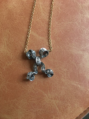 Victorian Bow Necklace