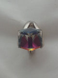 A beautiful crystal colour change vintage silver ring - Ishy Antiques