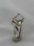 A beautiful crystal colour change vintage silver ring - Ishy Antiques
