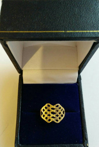 Arabic Solid Gold Designer Ring. - Ishy Antiques