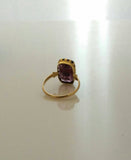 Rare 19th Century Painted Dress Ring - Ishy Antiques