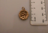 Two Christian Religious Icon pendants in 9ct Gold. - Ishy Antiques