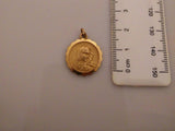Two Christian Religious Icon pendants in 9ct Gold. - Ishy Antiques
