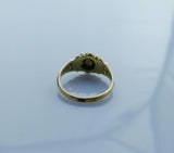 Antique 18ct Gold Turquoise and Pearl Ring - Ishy Antiques