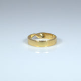 Unusual Twist 18ct Gold Band/Ring - Ishy Antiques