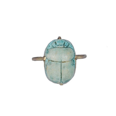 IxHcollab stunning Ancient Egyptian New Kingdom scarab conversion ring - Ishy Antiques