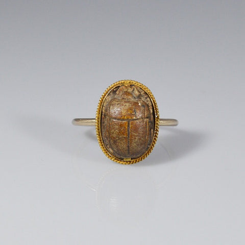 IxHcollab Ancient Egyptian Scarab ring - Ishy Antiques