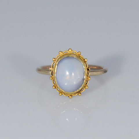 IxHcollab Opalescent antique conversion Ring - Ishy Antiques