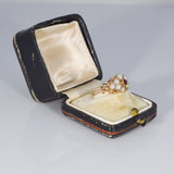 IxHcollab Victorian Opal and Ruby Cluster ring - Ishy Antiques