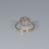 IxHcollab 18ct gold Diamond and Pearl Ring - Ishy Antiques