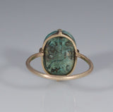 IxHcollab stunning Ancient Egyptian New Kingdom scarab conversion ring - Ishy Antiques