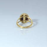 18ct Gold Tigers Eye Ring - Ishy Antiques