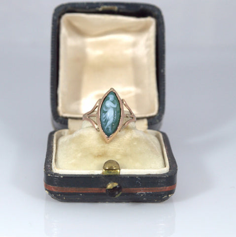 1912 Hardstone Cameo Ring - Ishy Antiques