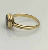 Reserved! Stuart Crystal Monogrammed Mourning Ring Circa 1700 - Rare - Ishy Antiques