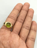 18ct Gold Peridot and Sapphire Ring - Ishy Antiques