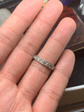 Platinum Art Deco Diamond Eternity Ring