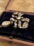 Georgian Paste Bow Brooch