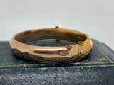 Edwardian 9ct Gold Buckle Bangle