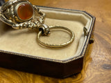 Victorian Locket Fob and 15ct Gold Split Ring