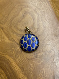 15ct Gold Victorian Enamel Locket Pendant