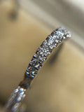 18ct White and Yellow Gold Diamond Earrings