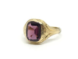 Stunning 19th Century 15ct Gold, Almandine Garnet Signet Ring - Ishy Antiques