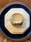 18ct Gold 1909 Sardonyx Signet Ring