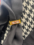 Etruscan Revival Micromosaic Scarf Pin