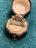 Reserved 19th Century Garnet and Diamond Ring