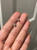 18ct White Gold 0.56ct Diamond Stud Earrings