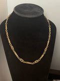 Vintage 9ct Gold knotted Link Necklace