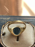 On hold 18ct Gold Lion Rampant Intaglio Ring