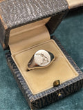 18ct White Gold Intaglio Ring