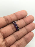Part 2/3 Late Georgian / Early Victorian Five Stone Amethyst Ring - Ishy Antiques