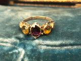 Early Victorian Three Stone Ring