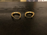 Vintage Gold Creole Earrings