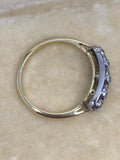 Vintage Old Cut diamond 5 Stone Ring